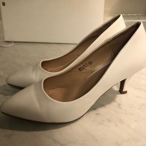 White low heels